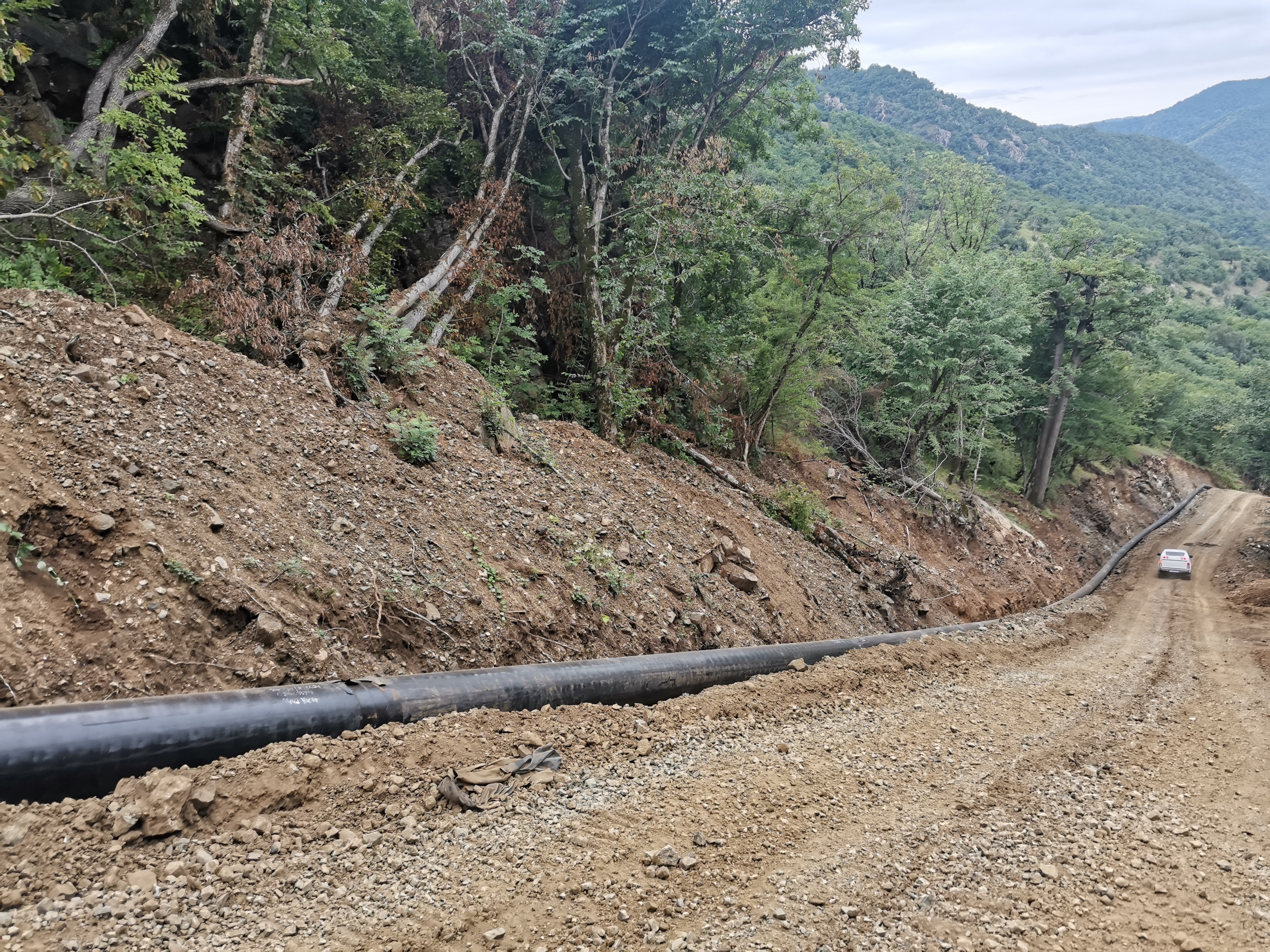 Construction of "Kelbajar GDS" gas pipeline branch