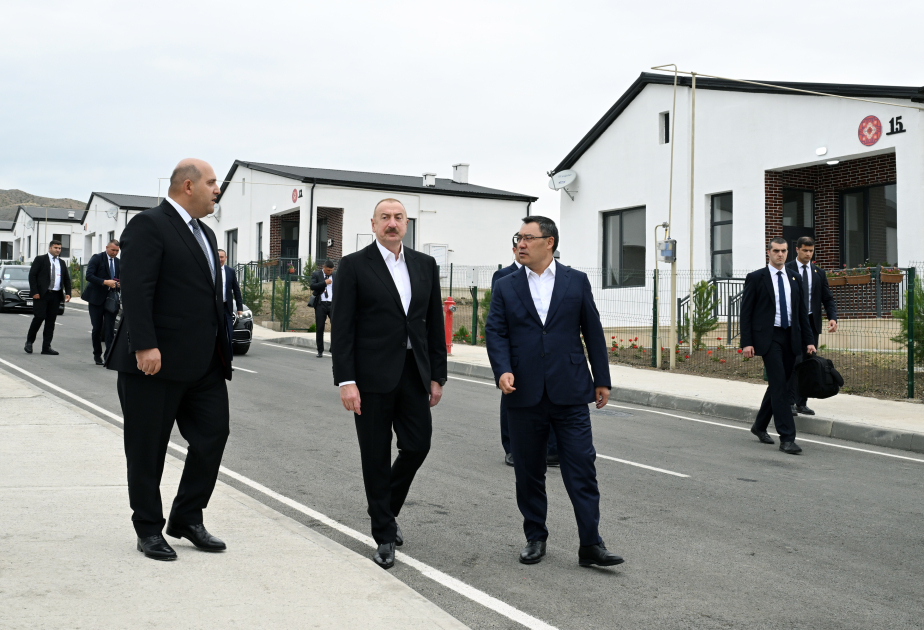 Ağdam rayonunun Xıdırlı kəndinin 1-ci mərhələsinin açılış mərasimi keçirilib